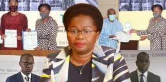 La PM Victoire Tomegah Dogbé alias « Da Bling-Bling Victo Vodou » | Infog : Fraternité